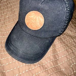 Black ball cap